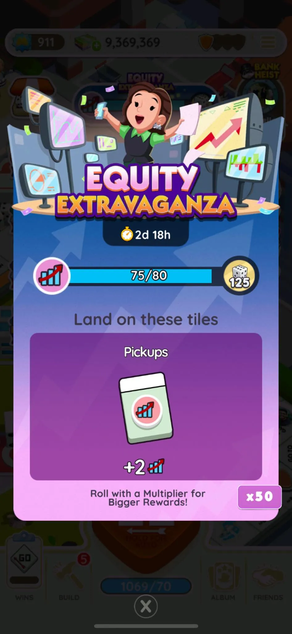 Monopoly GO: Equity Extravaganza Rewards & Milestones