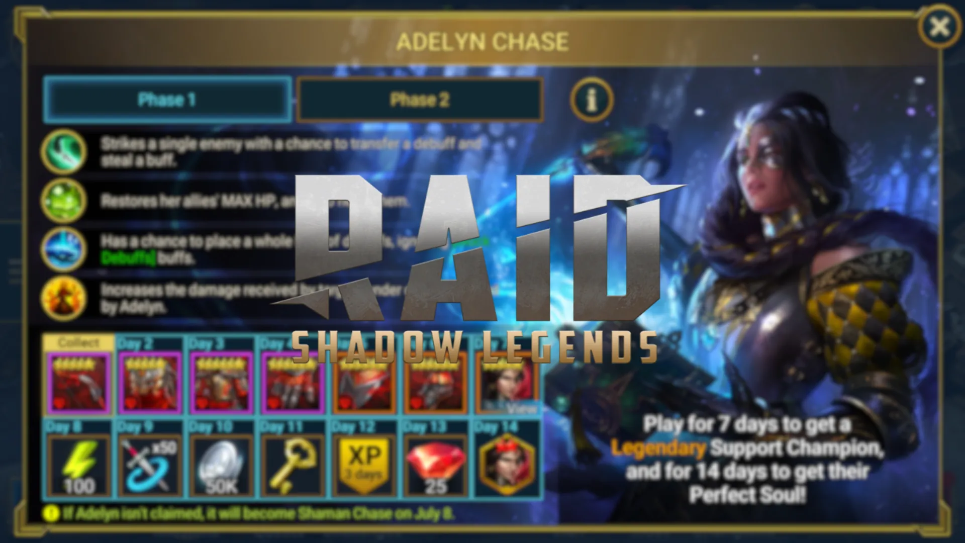 RAID Shadow Legends: Adelyn Chase Event - Full Guide