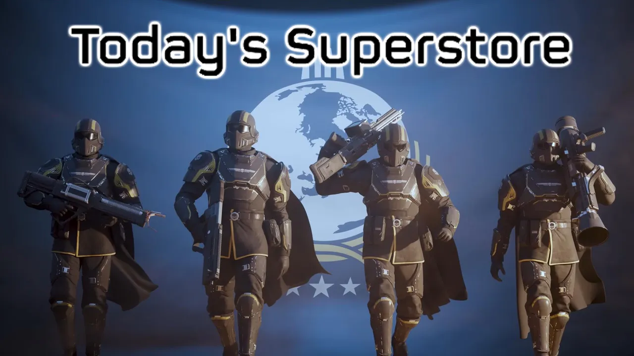 Helldivers 2 Shop Today: All Superstore Items & Price