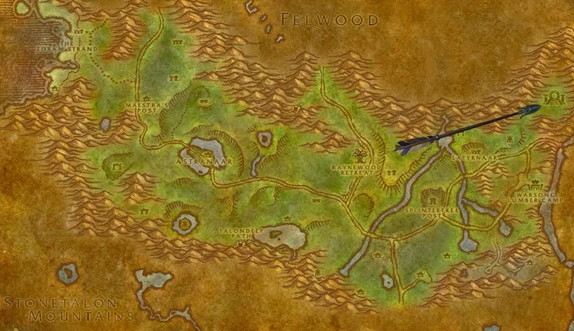 WoW SoD Phase 3 Ashenvale Nightmare Incursions Portal Location