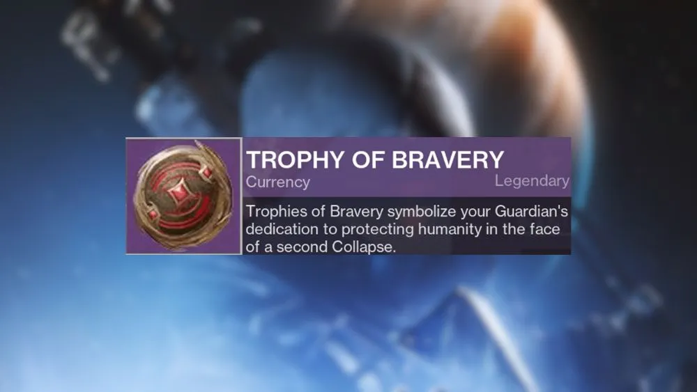 Как быстро получить трофей храбрости в Destiny 2