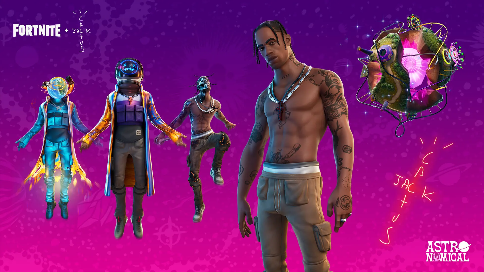 Travis Scott skin in Fortnite