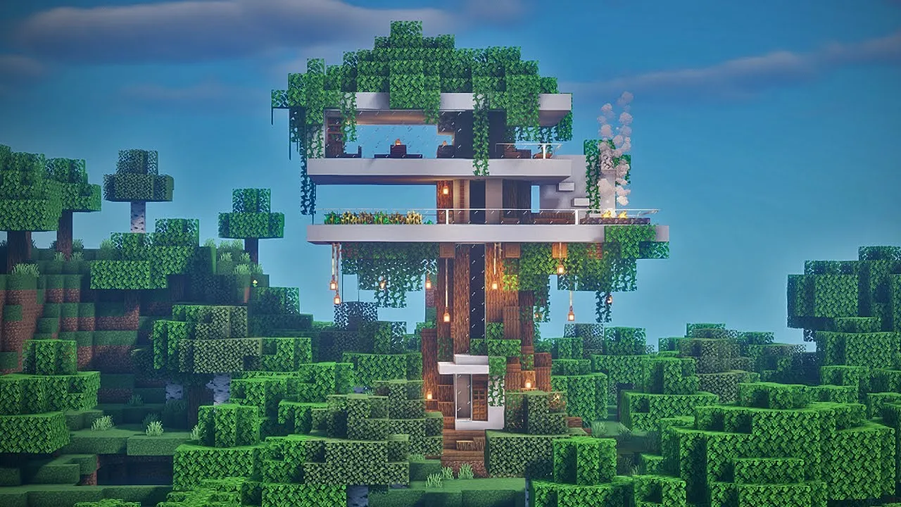 Modern House Idea Minecraft