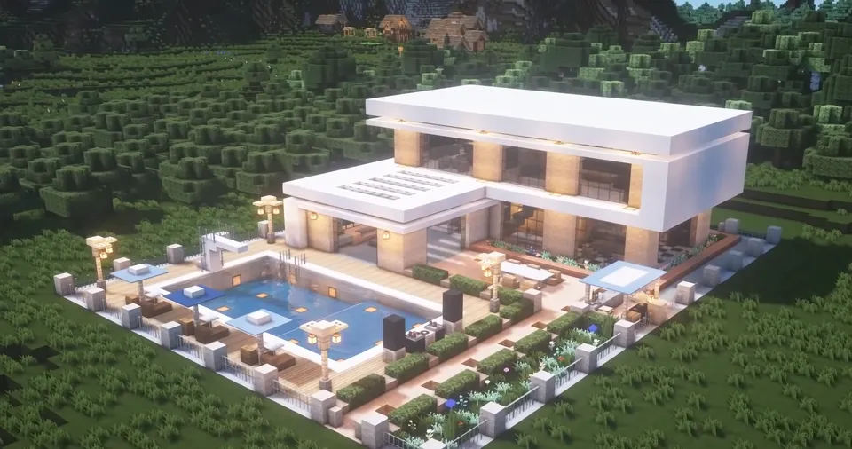 Modern House Design Minecraft