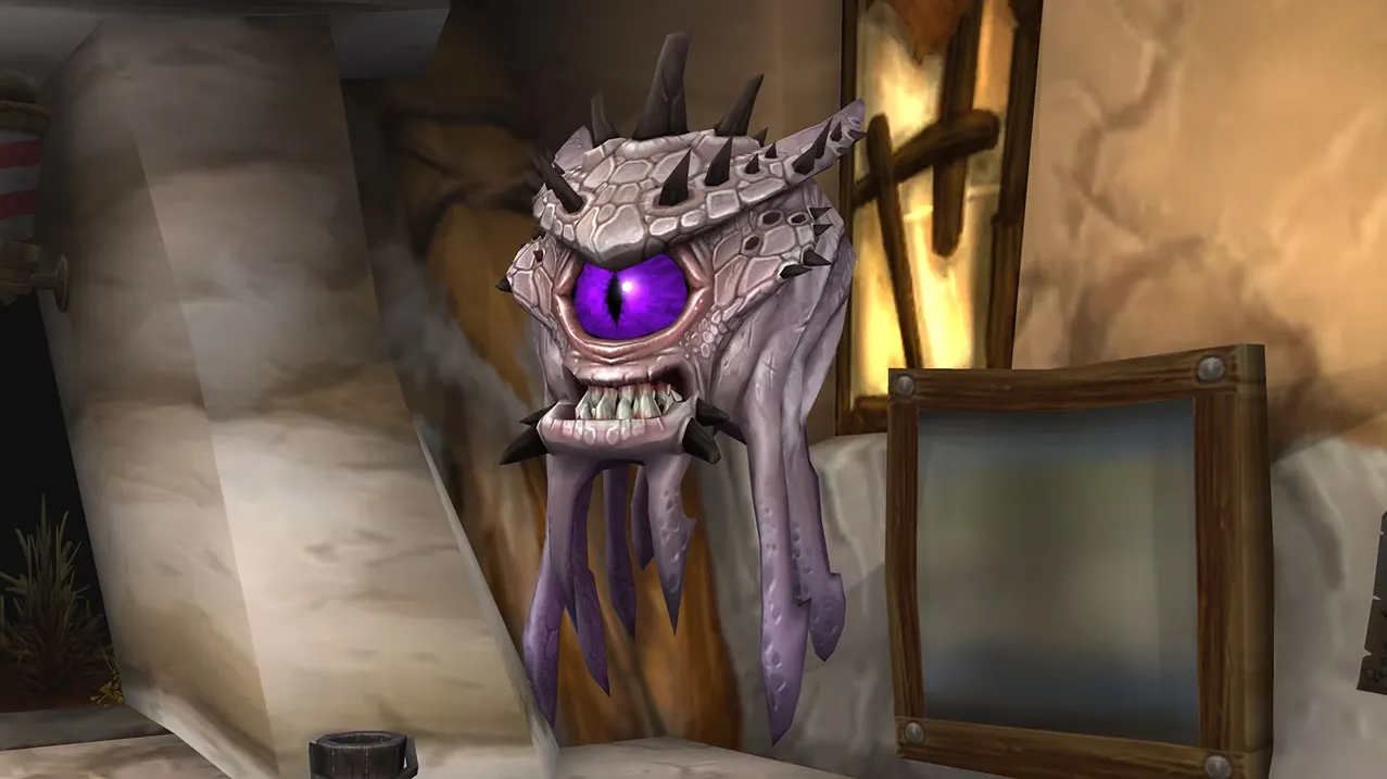 Dragonflight 10.2.5 New Warlock Pet Purple Darkglare