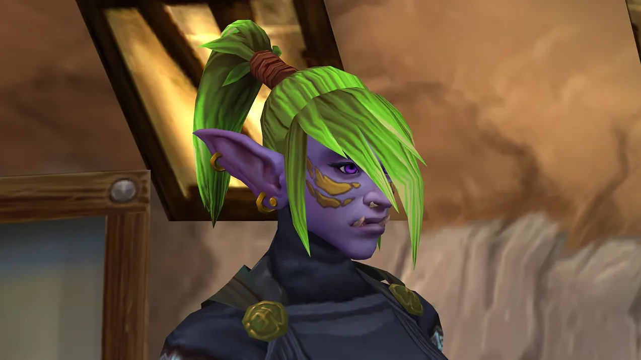 Dragonflight 10.2.5 New Troll Hair Color Green