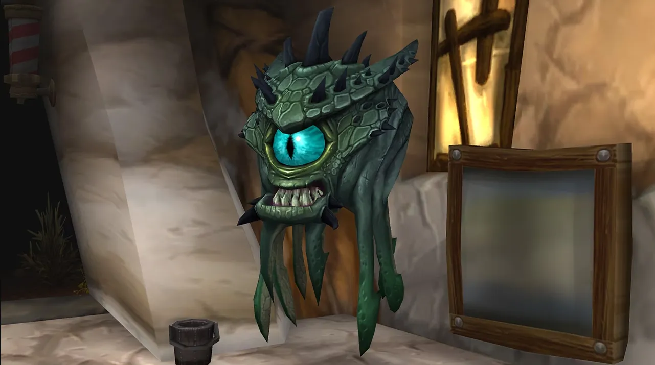 Dragonflight 10.2.5 New Warlock Pet Teal Darkglare