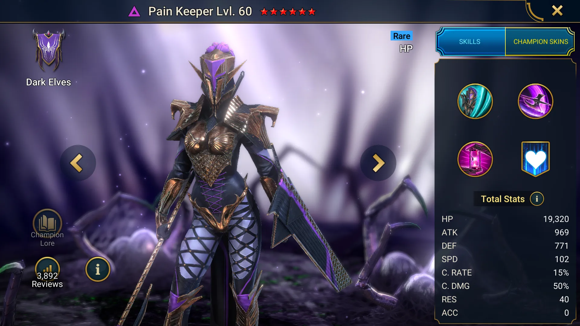 RAID Shadow Legends Pain Keeper Build Guide