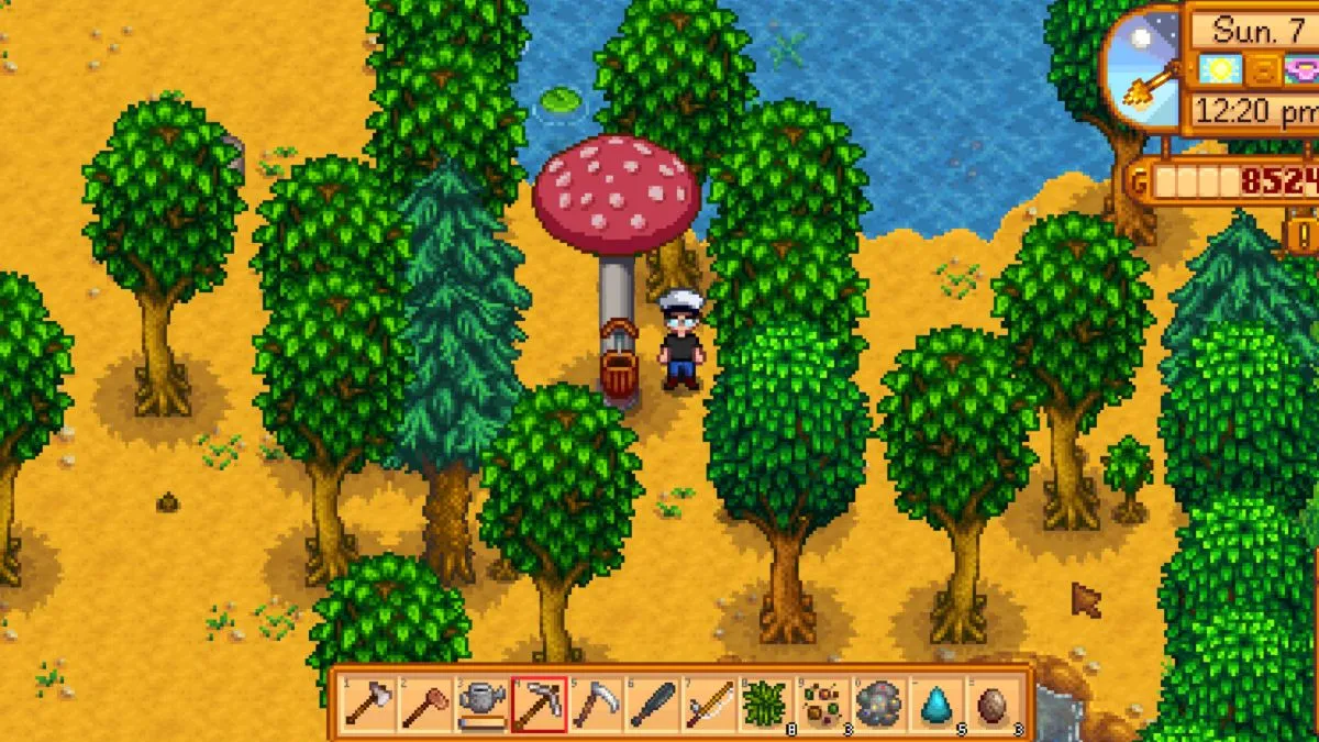 Stardew Valley Purple Mushroom from Mushroom Tree.jpeg