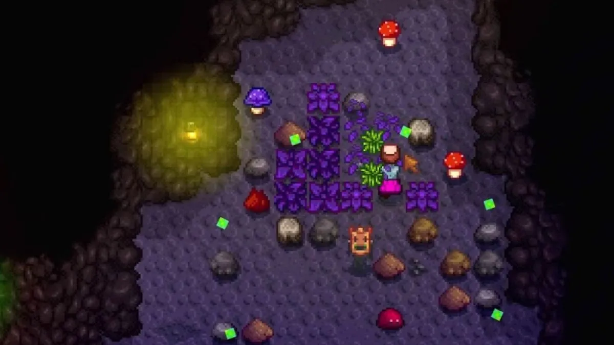 Stardew Valley Purple Mushroom in Mines.jpeg