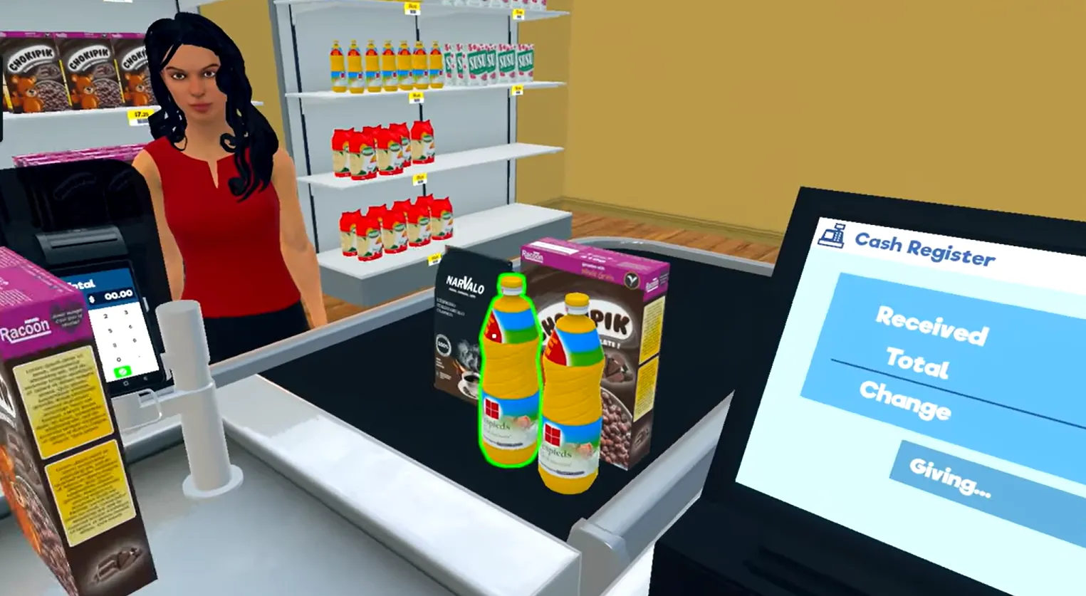 Supermarket Simulator Cashier How to Price Items Overpricing Items Satisfied Clients Customers