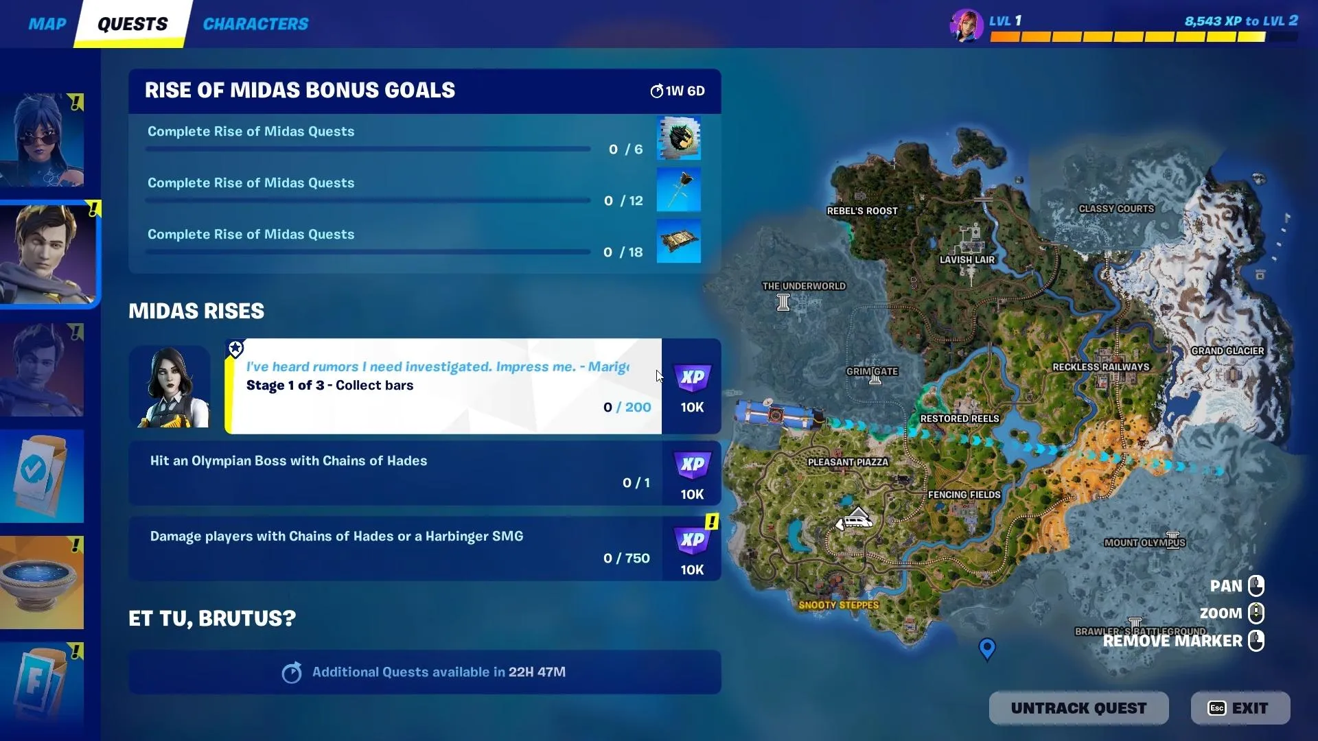 How To Complete Rise of Midas Quests in Fortnite Chapter 5 Season 2