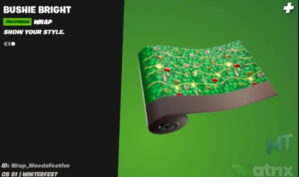 Bushie Bright Wrap Fortnite