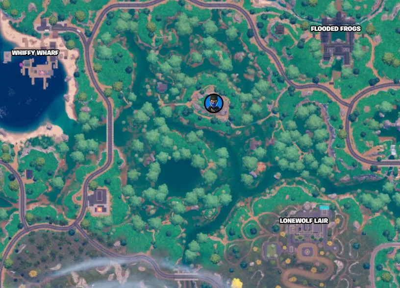 Sub-Zero Location in Fortnite