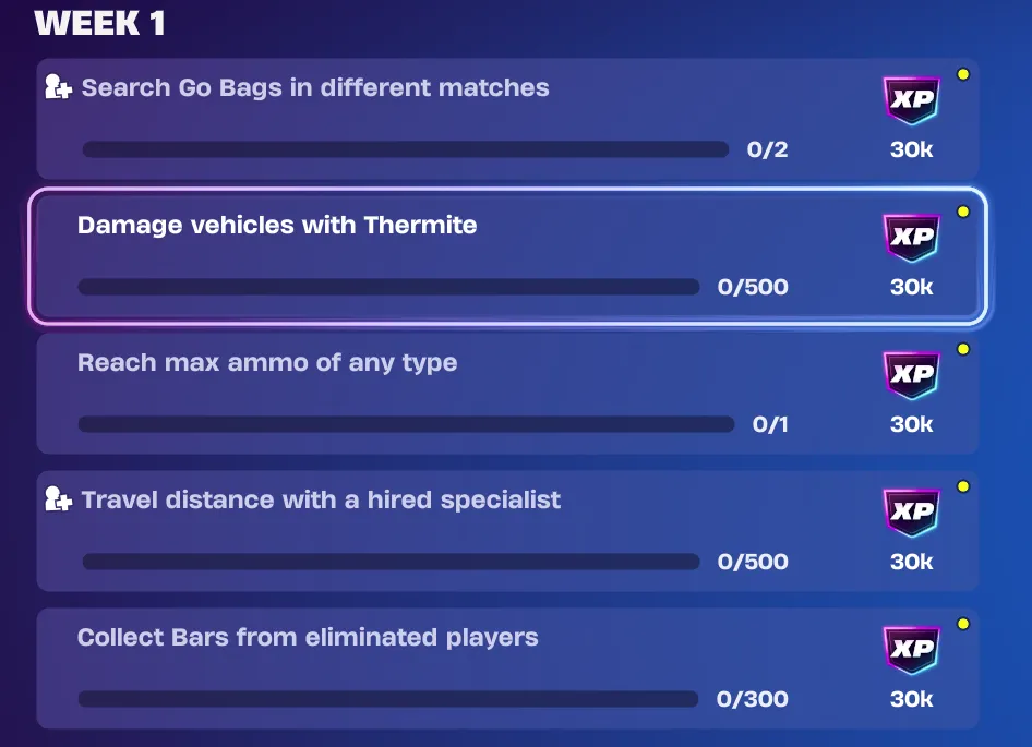 How to Complete Every 'Week 1' Quest in Fortnite Chapter 6 Season 2: Lawless