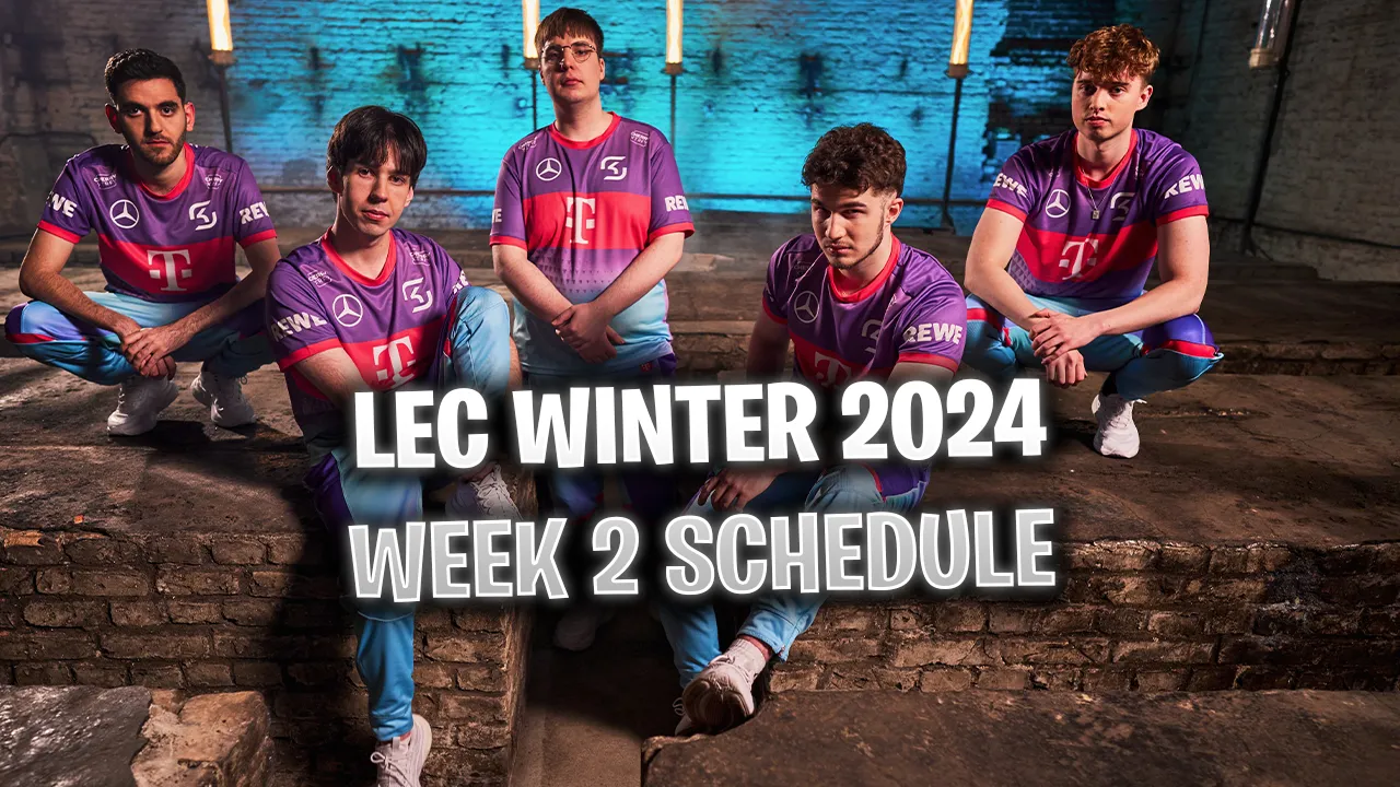 LEC Winter 2025 Week 2 Schedule