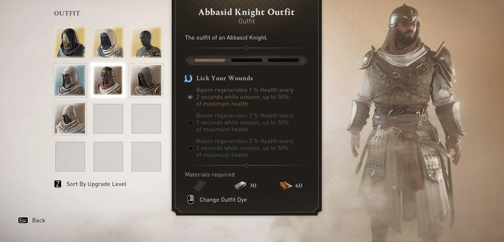 Abbasid Knight Outfit