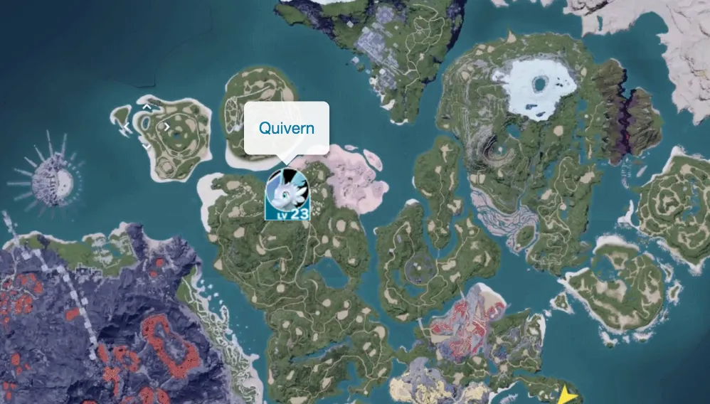 Quivern Location in Palworld.png