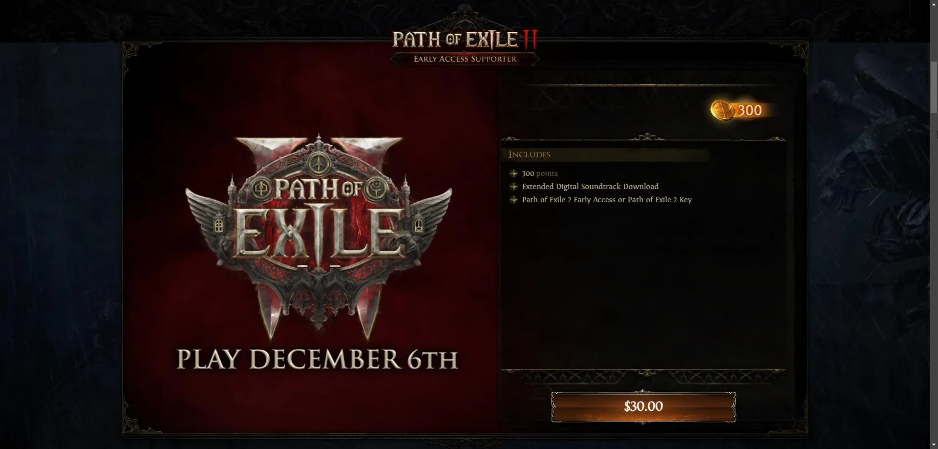 Path of Exile 2 Early Access Invite