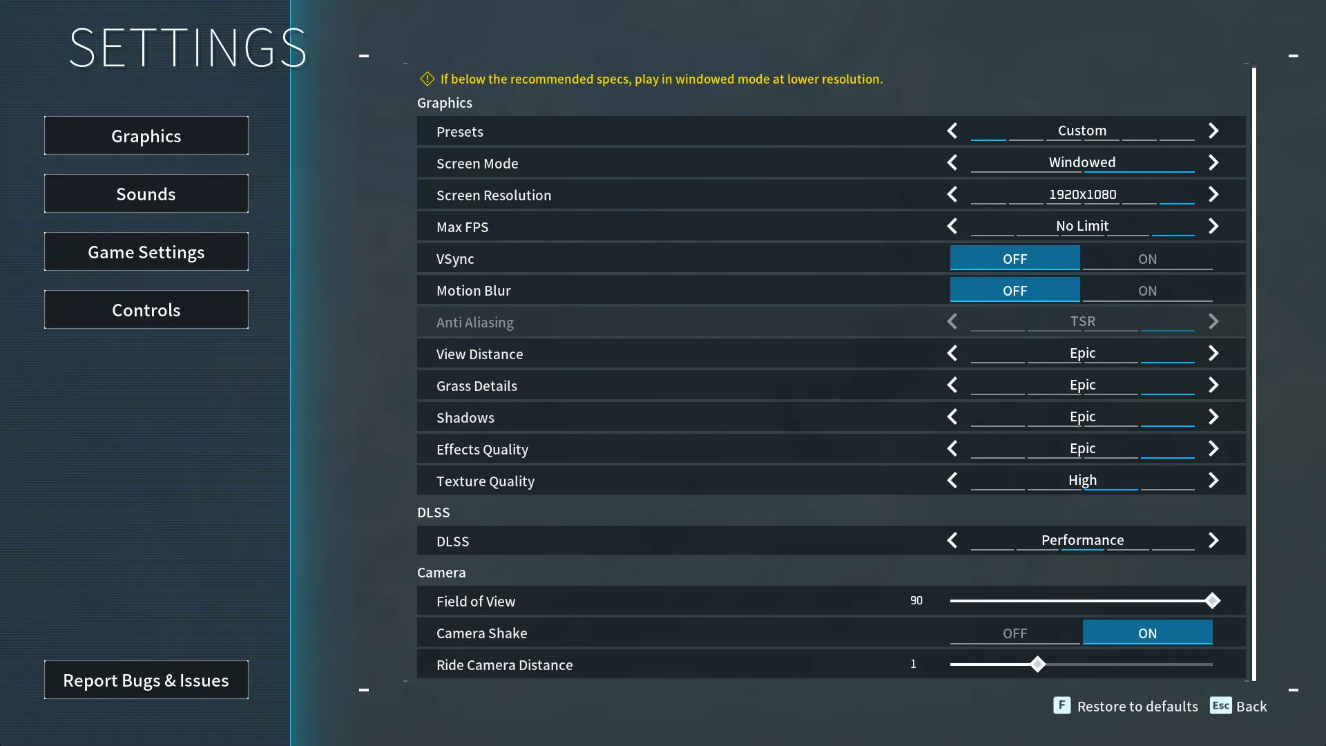 Palworld - Best Settings For Max FPS