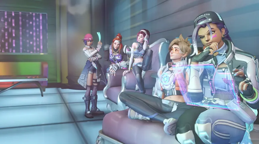 Overwatch 2's K-pop skins revealed in Le Sserafim's new music