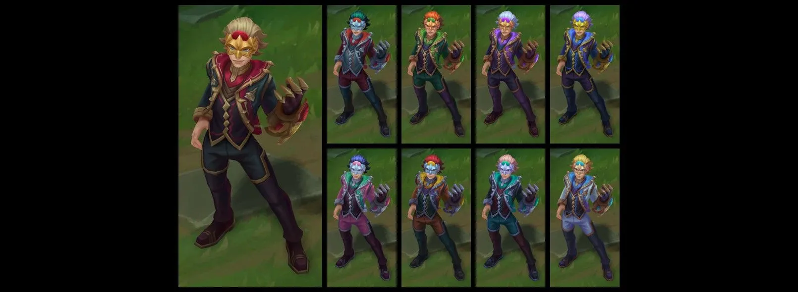 Masque of the Black Rose Ezreal Chroma