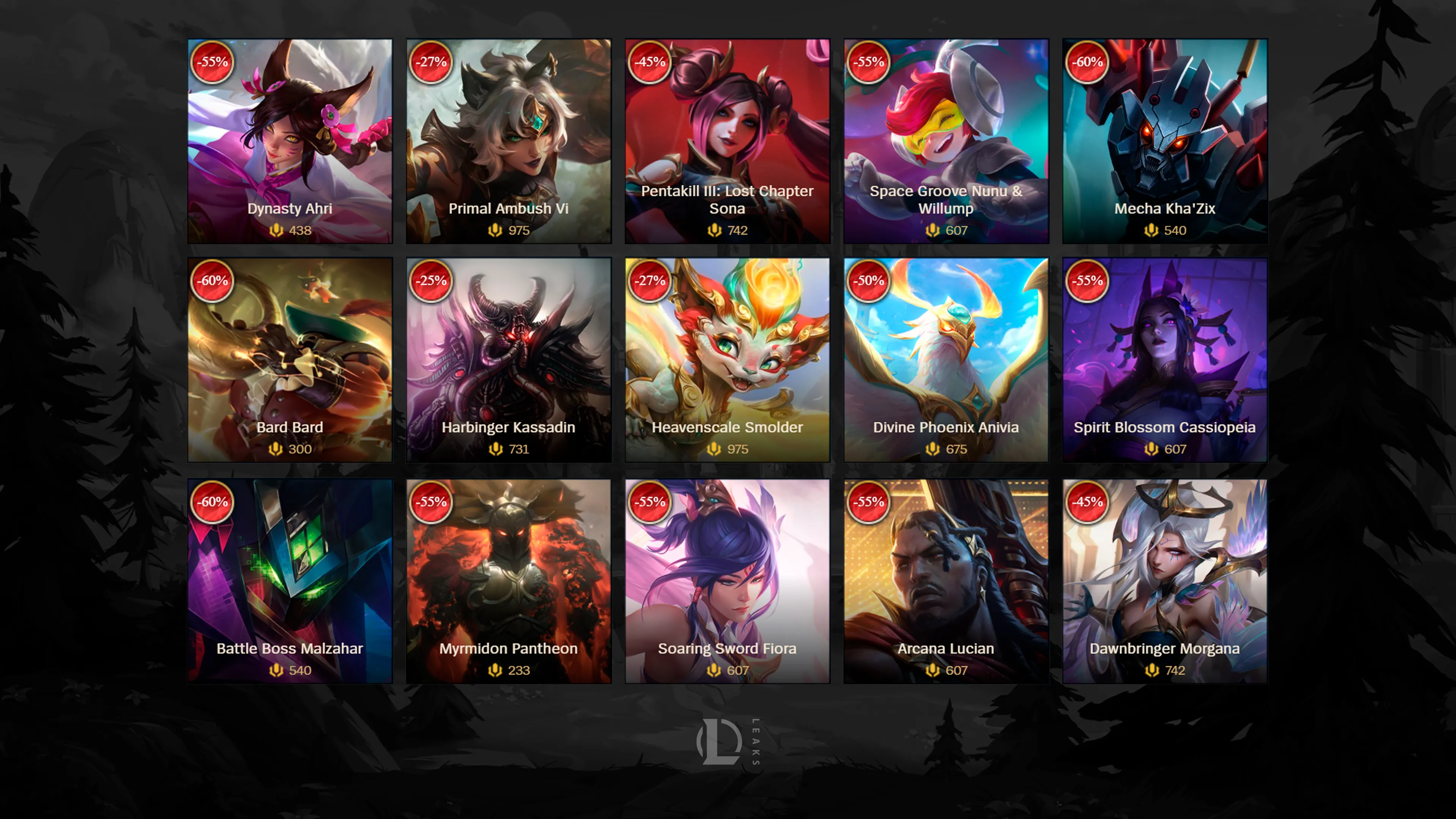 Current LoL Skin Sale July 2 - July 8