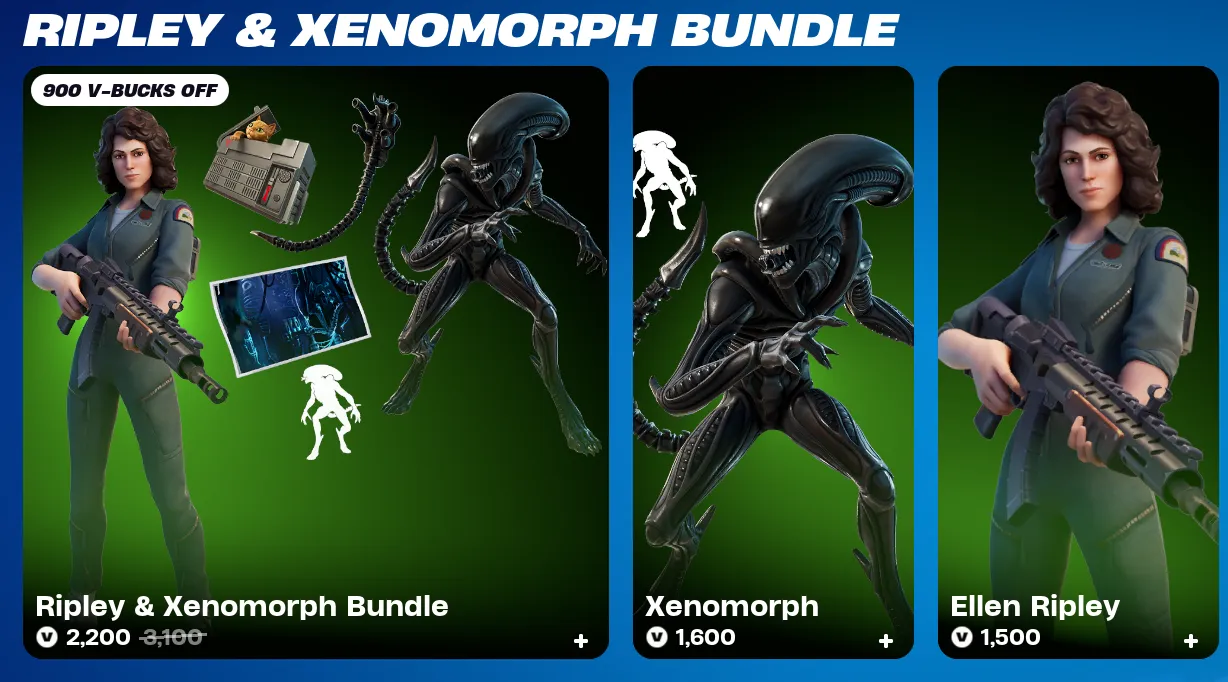 How To Get Xenomorph and Ripley Skins in Fortnite