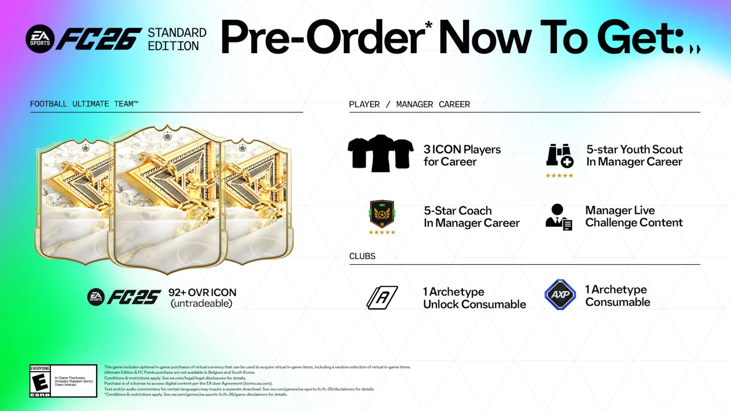 FC26 Pre-Order Bonuses FC26 Pre-Order Bonuses