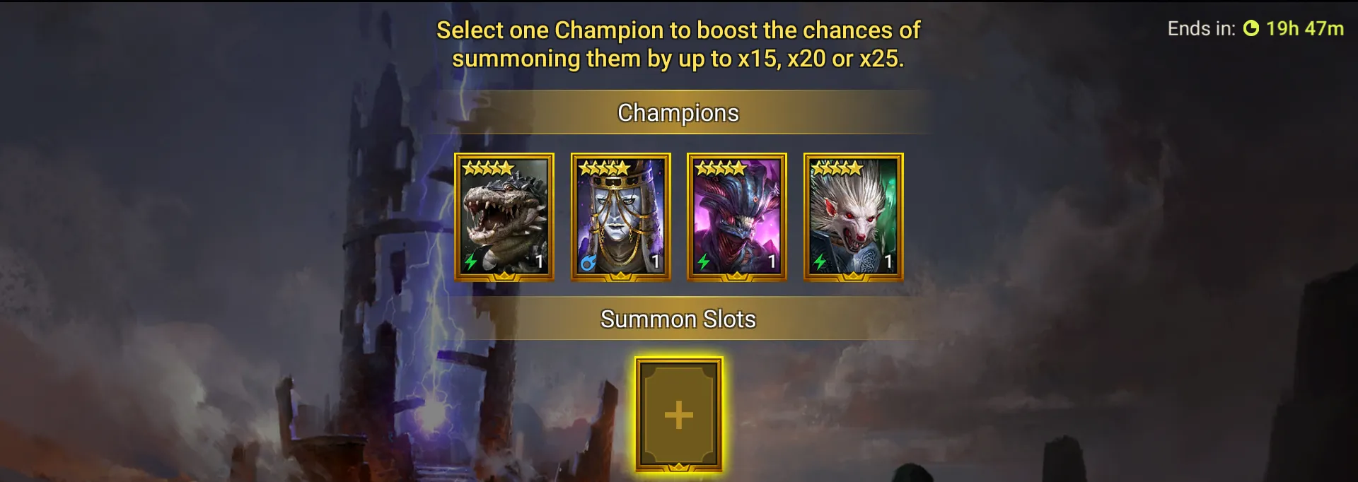 RAID Shadow Legends: Progressive Chance Event (July 30 - August 1) - Details