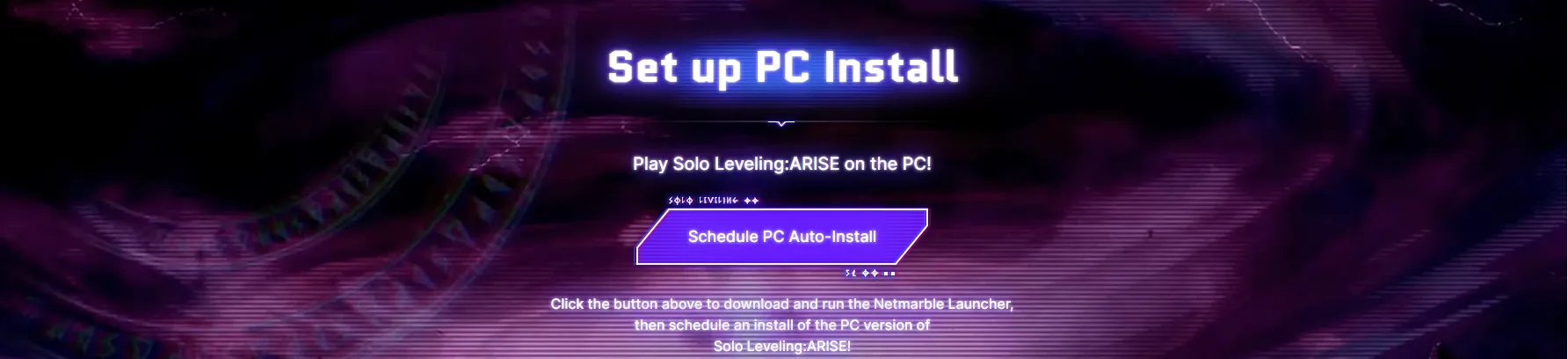 Solo Leveling Arise Pre-Download and Release Date