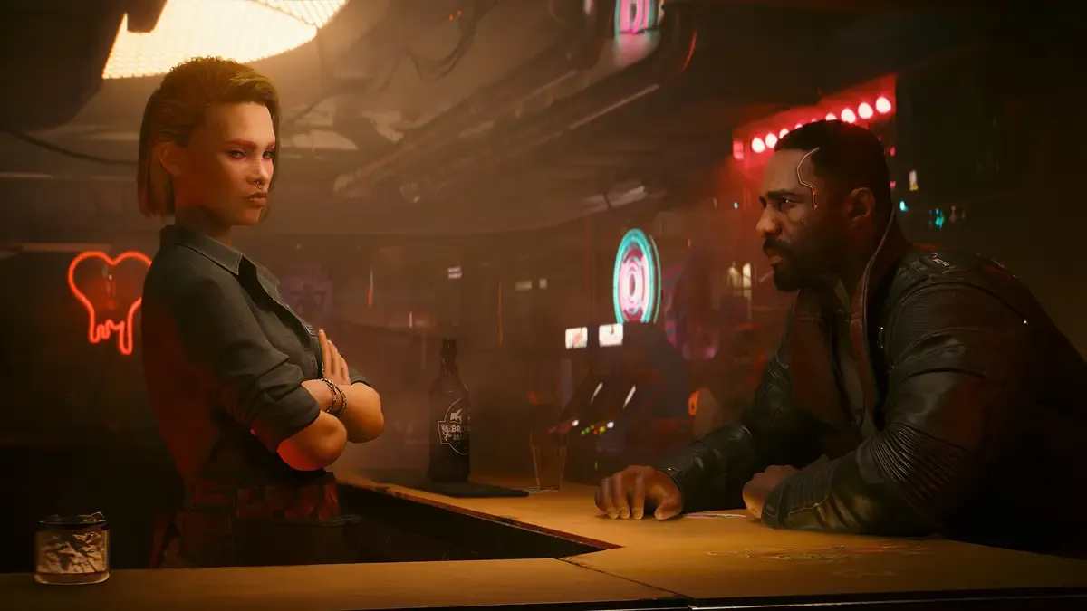 Idris elba in Cyberpunk 2077