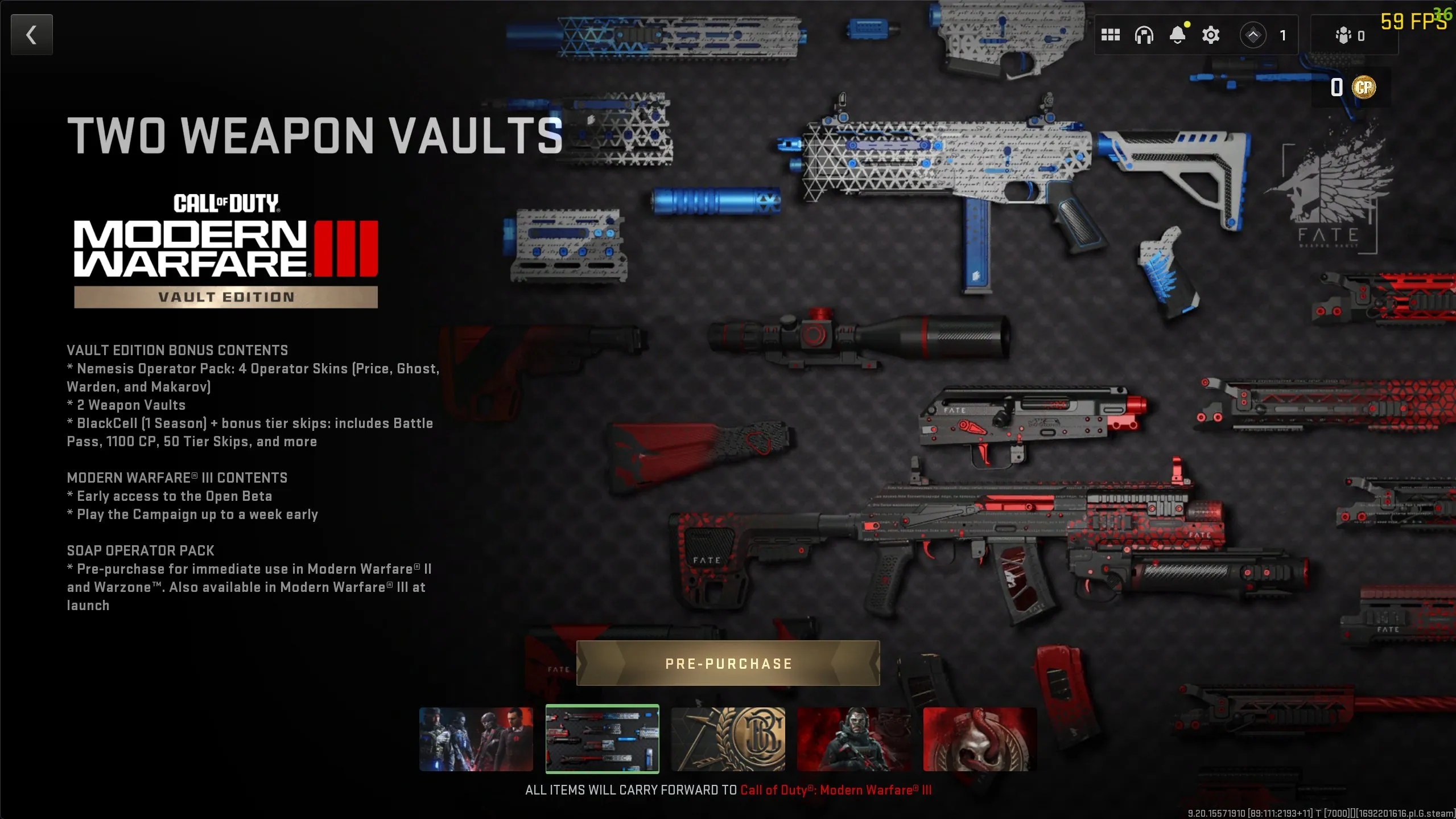 Modern Warfare 2 weapons, skins and operators will carry over to