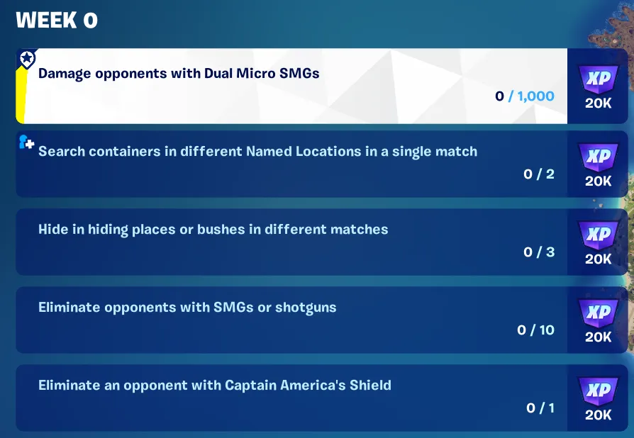 How To Complete Every Week 0 Quest in Fortnite Chapter 5 Season 4