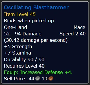 Oscillating Blasthammer