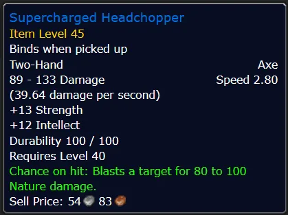 Supercharged Headchopper