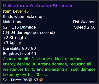 Mekkatorque's Arcano-Shredder