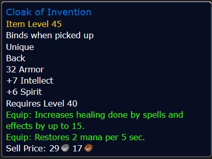 Cloak of Invention