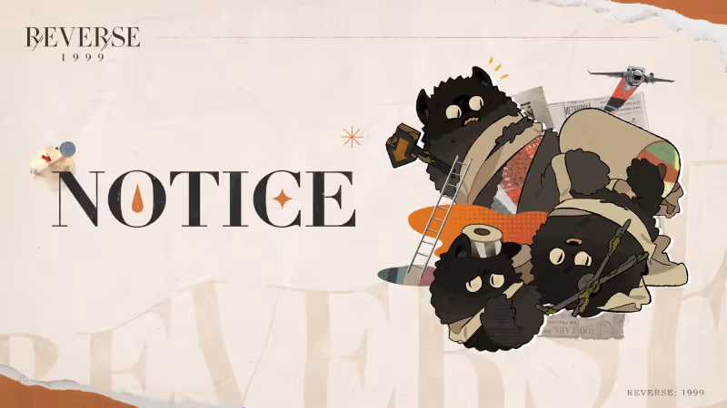 Reverse 1999 Version 2.6 Maintenance Notice - Schedule and More