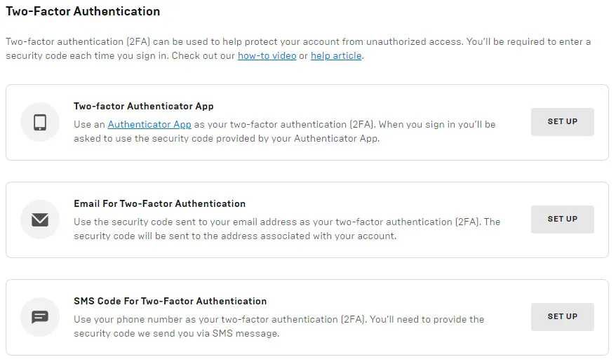 Enable and use two-factor authentication (2FA) for your Blizzard account