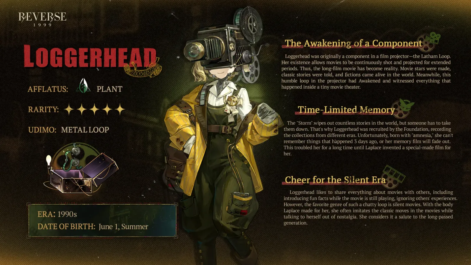 Reverse 1999: Loggerhead Character Overview