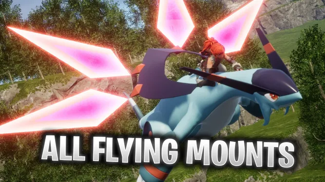 Palworld: All Flying Mounts List