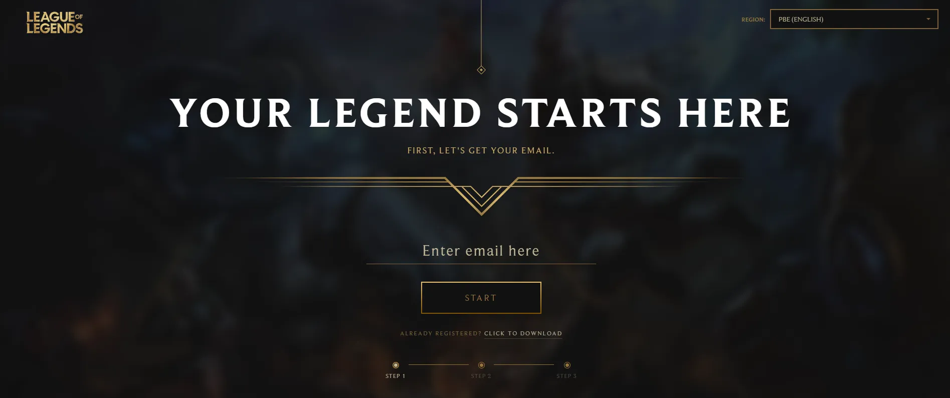 How to get PBE Account for League of Legends 