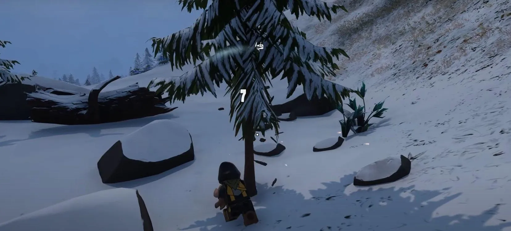 How To Get Frostpine and Craft Frostpine Rod in LEGO Fortnite