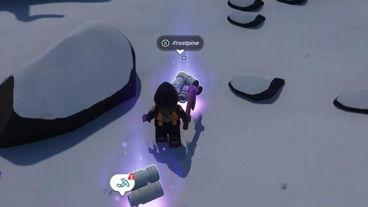 LEGO Fortnite - How To Get Frostpine and Craft Frostpine Rods
