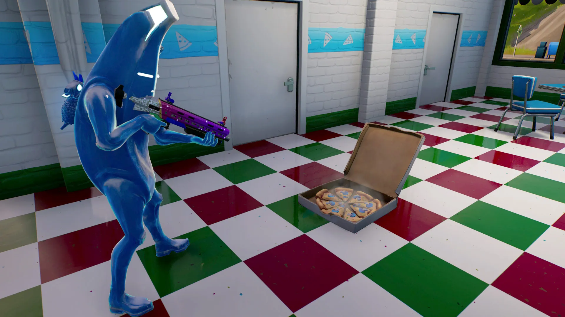 Fortnite pizza party