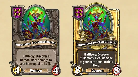 Hearthstonne Patch 29.6: New Minions, All Hero and Minion Updates Imposing Percussionist
