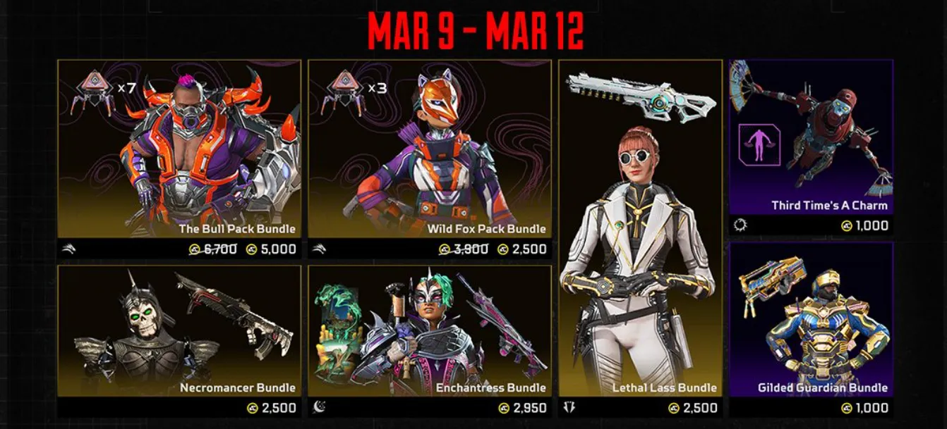 Apex Legends Inner Beast Collection Event New Items Legendary skins the hunt game mod takeover rewards store