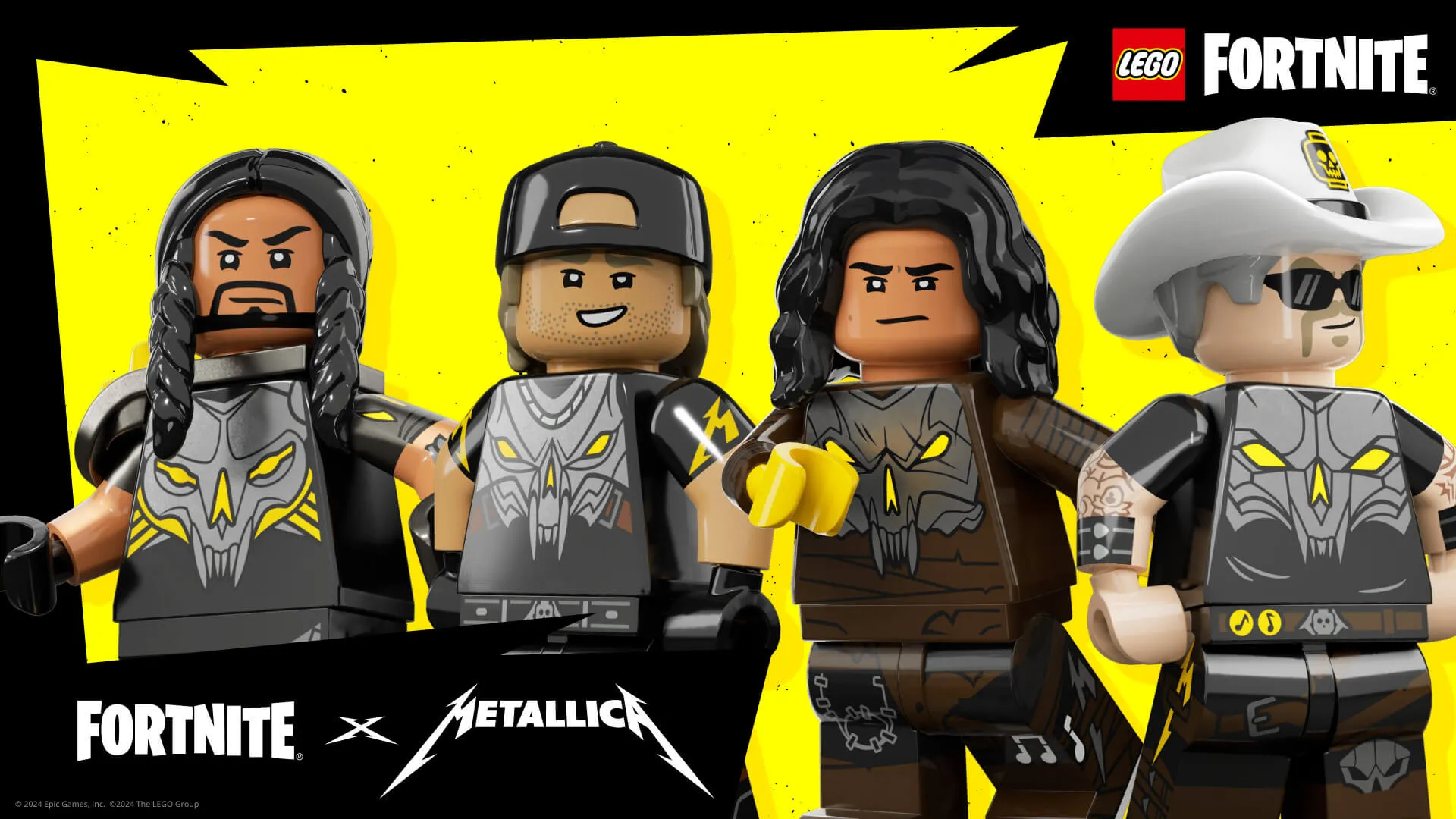 Fortnite Puppet Master Metallica Outfits LEGO