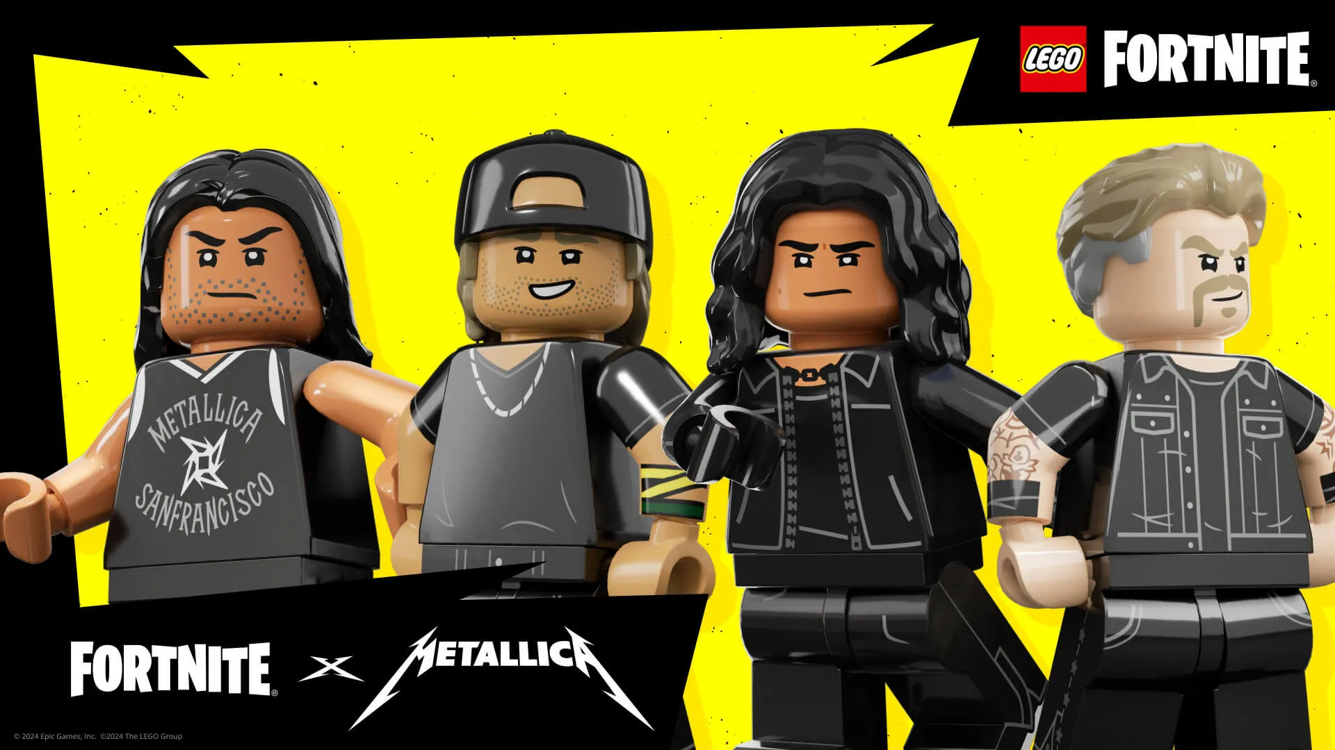 Fortnite Festival Metallica Outfits LEGO